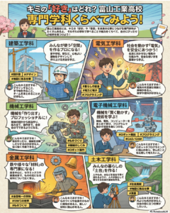 専門学科くらべてみよう！